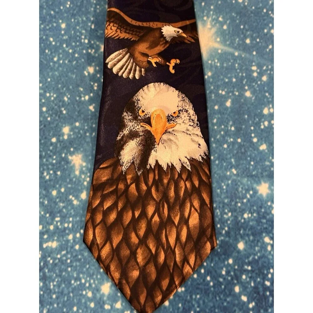 Vintage Steven‎ Harris Eagle Tie